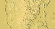 Denmark Topographic Map STL model - Image 8