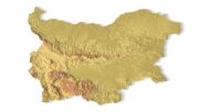 STL file of Bulgaria map for CNC and 3D printing