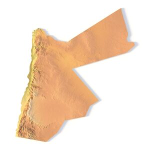 STL file of Jordan map for CNC and 3D printing