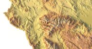 Digital elevation terrain of Bulgaria in STL format