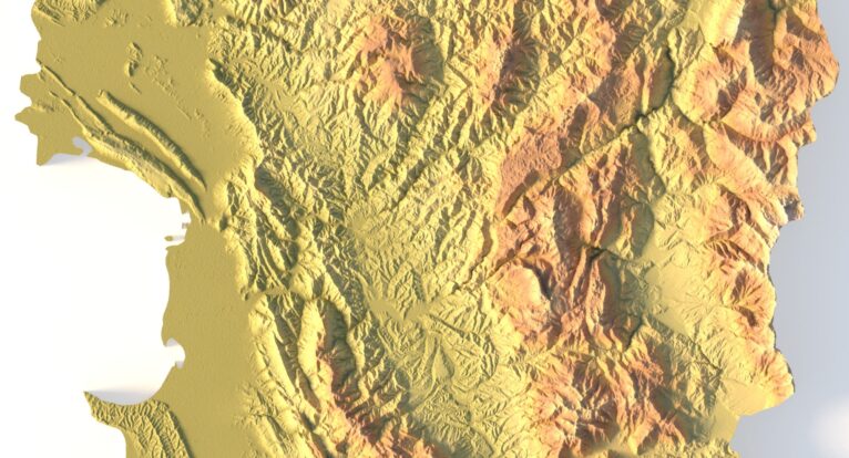 Albania Topographic Map – 3D Model for 3D Printing & CNC Carving - Image 4