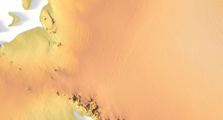 Antarctica 3D model for CNC carving and milling