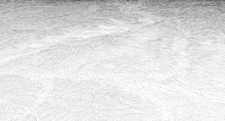 3D printed Indiana topographic map STL