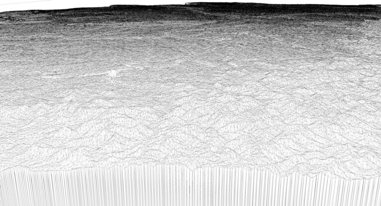 3D printed Kentucky topographic map STL