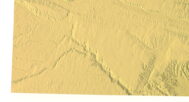 Kansas topographic map STL for CNC carving