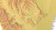 Louisiana topographic map STL for CNC carving