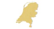 STL file of Netherlands map for CNC and 3D printing