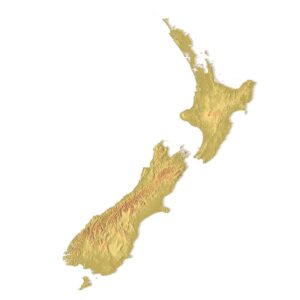 STL file of NZ map for CNC and 3D printing