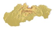 STL file of Slovakia map for CNC and 3D printing