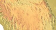 Digital elevation terrain of Mexico in STL format