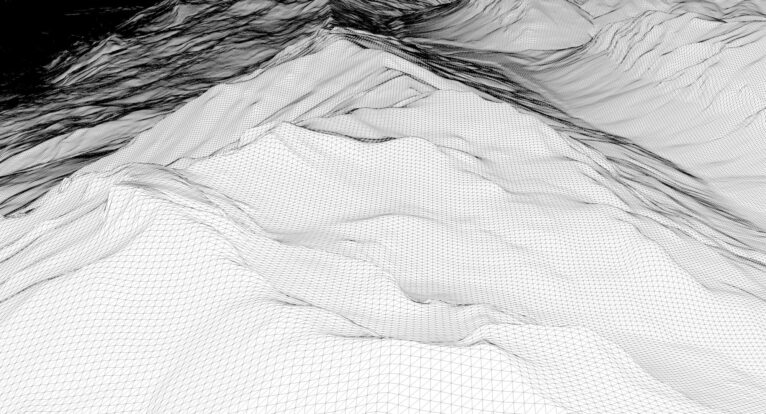3D printed Liechtenstein topographic map STL