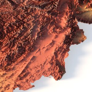 Afghanistan maps 3d
