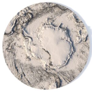 Antarctica terrain 3D model