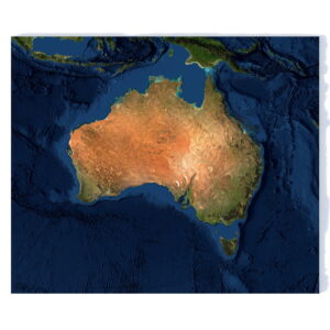 Australia terrain 3D model