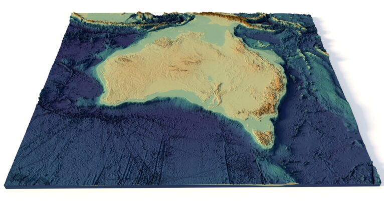 Australia 3d relief cnc files