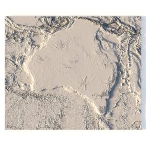 Australia terrain 3D model