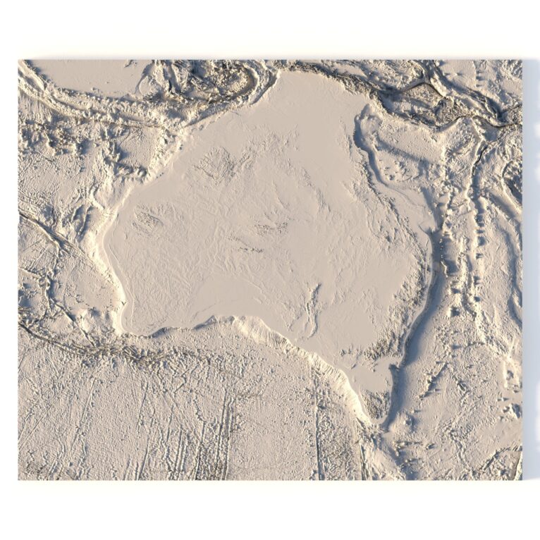 Australia terrain 3D model