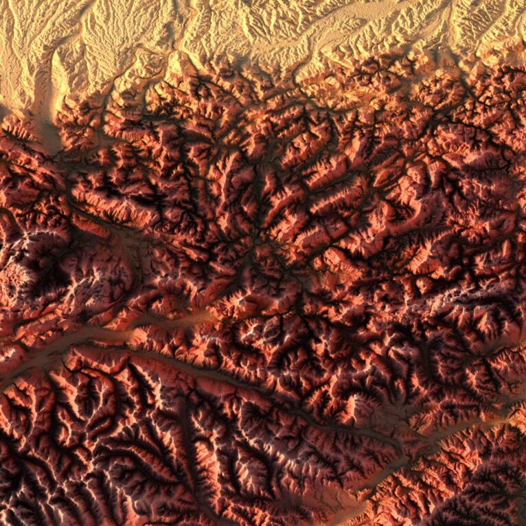 Austria map 3d