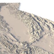 State of California 3D Print model