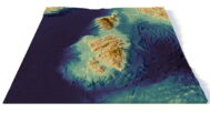 Corsica and Sardinia model C4D OBJ STL