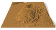Corsica and Sardinia 3D Print model