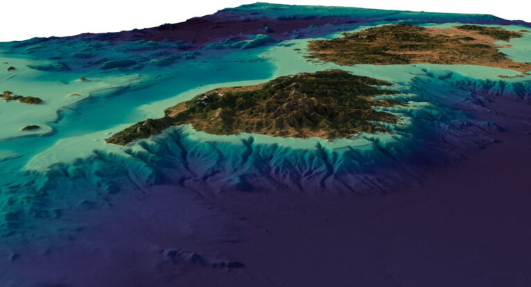 Corsica and Sardinia 3d stl files
