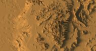 Corsica and Sardinia 3D elevation model