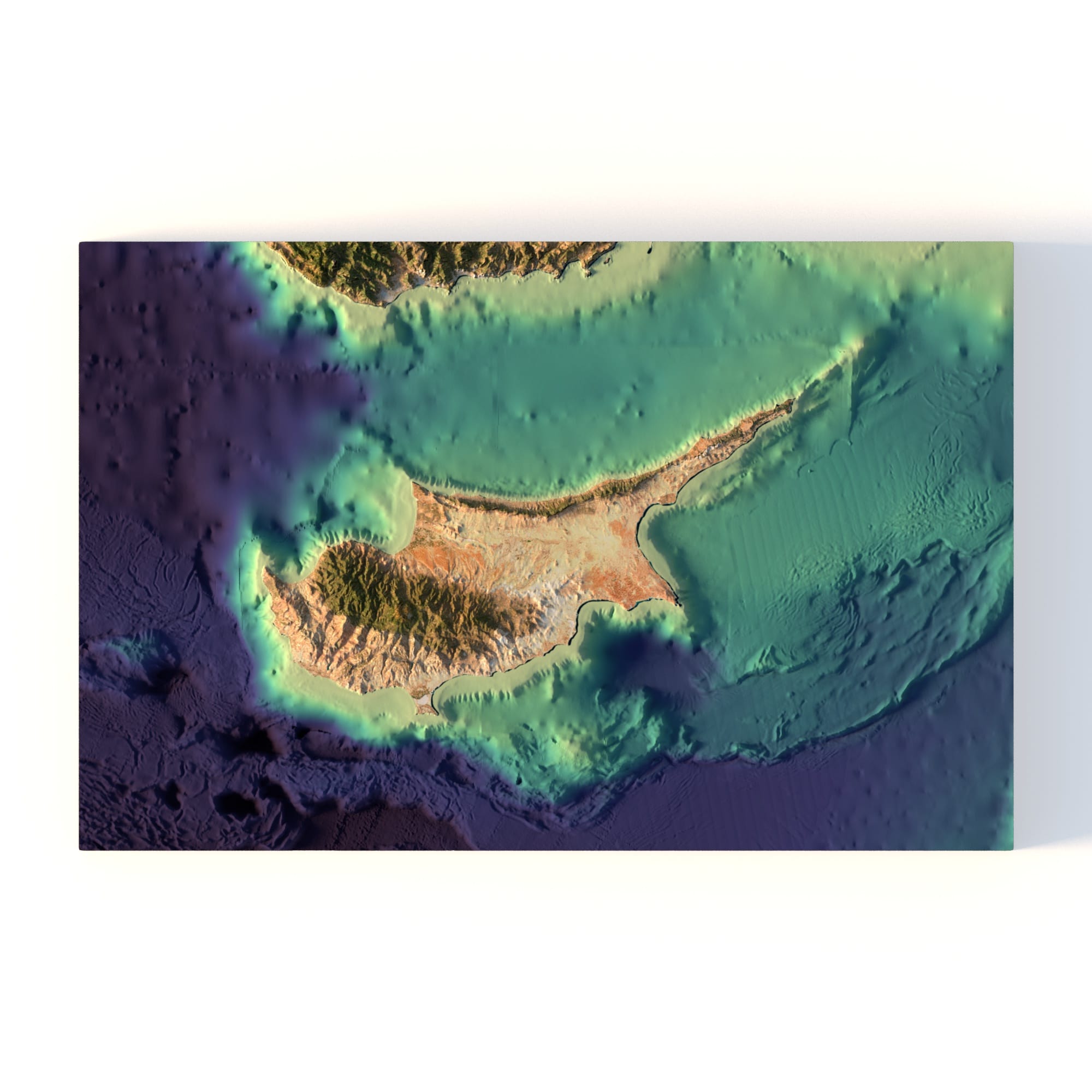 Cyprus terrain 3D model Cyprus terrain 3D model