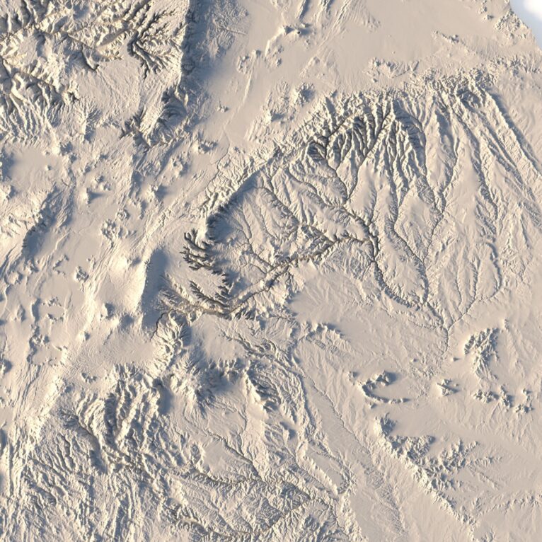 Ethiopia 3D map