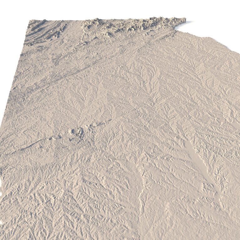 State of Georgia 3D Print model