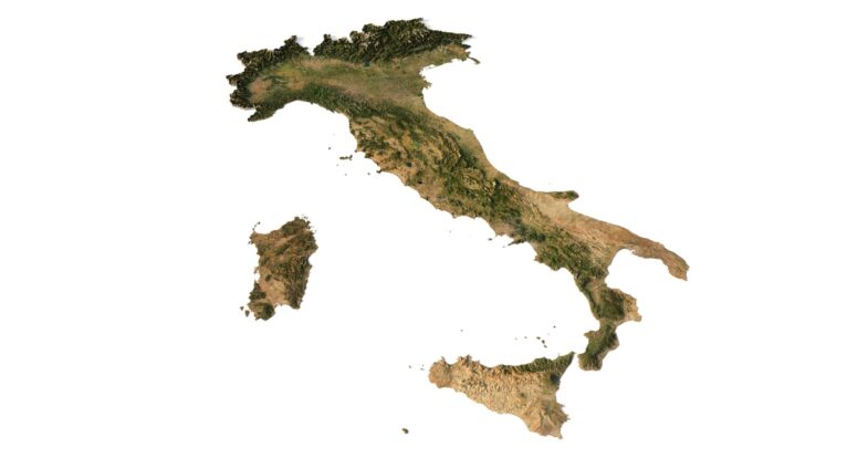 Italy terrain 3D model - Image 10