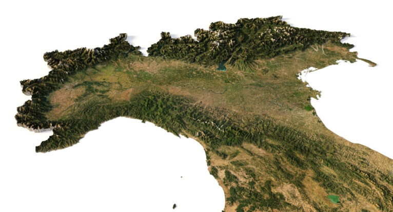 Italy terrain 3D model - Image 12