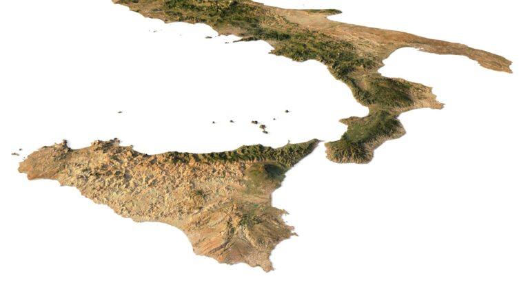 Italy terrain 3D model - Image 14