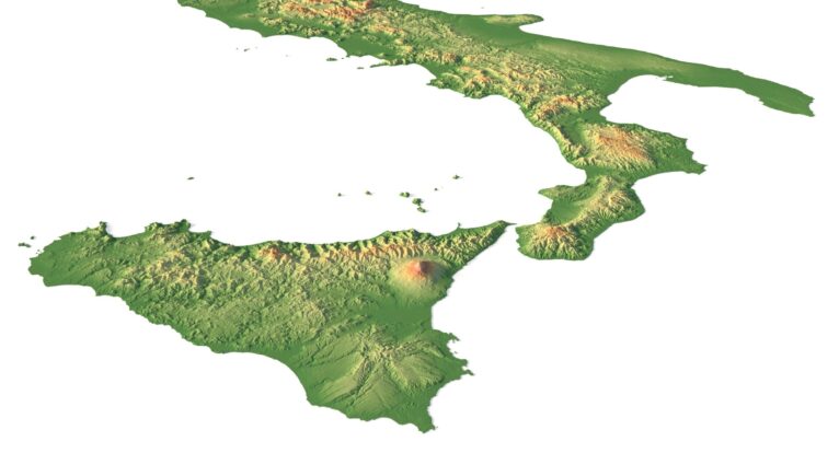 Italy terrain 3D model - Image 15