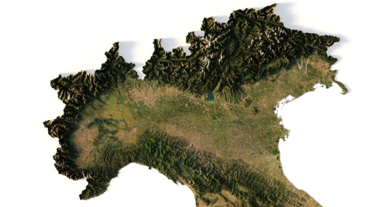 Italy terrain 3D model - Image 4