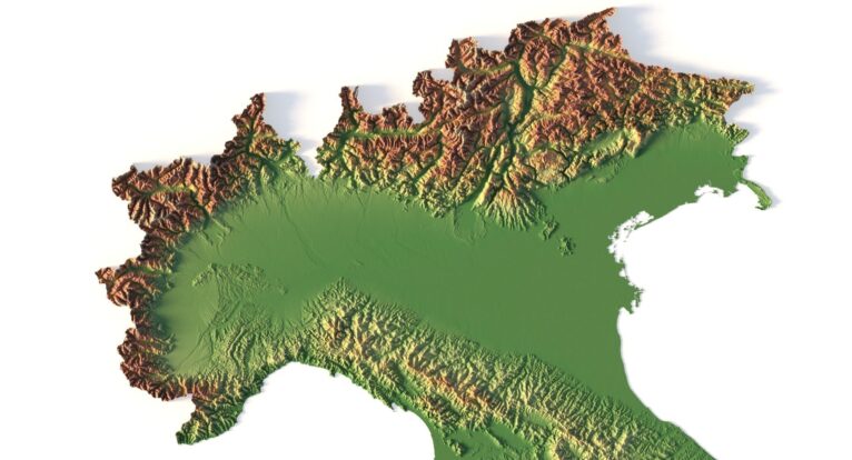 Italy terrain 3D model - Image 5