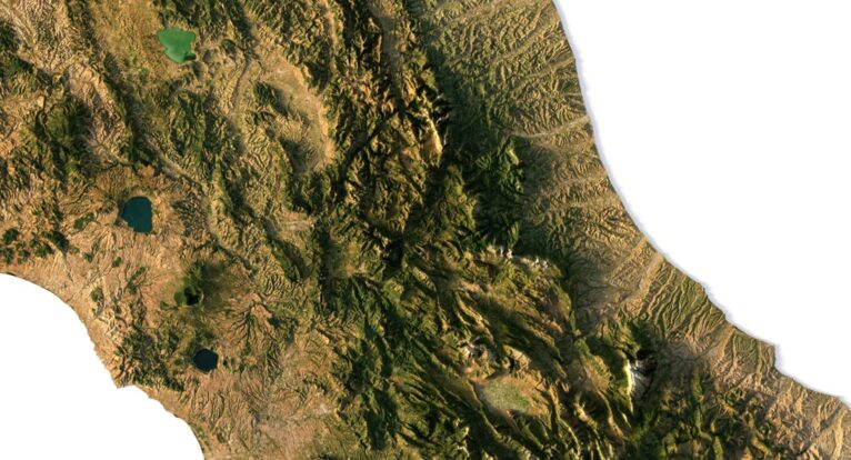 Italy terrain 3D model - Image 6