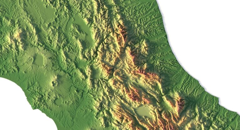 Italy terrain 3D model - Image 7