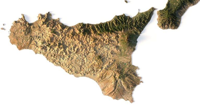 Italy terrain 3D model - Image 8