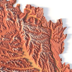 Mapa 3d Moldova