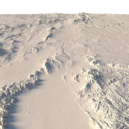 State of New Mexico 3D Print model