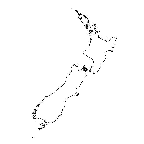 New Zealand Shapefile New Zealand Shapefile