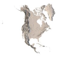 North America 3D model