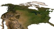North America terrain