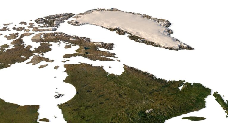 North America 3D Print model