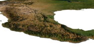 North America 3d relief cnc files