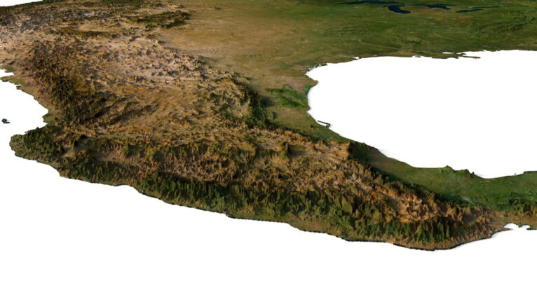 North America 3d relief cnc files