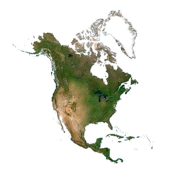North America Lambiert Comfort Conic Texture North America Lambiert Comfort Conic Texture