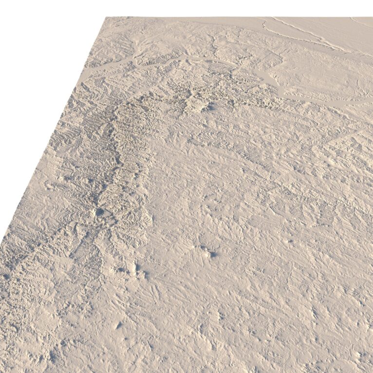 State of North Dakota 3D Print model