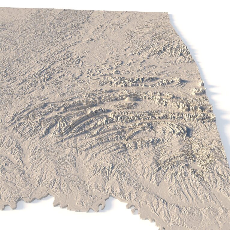 State of Oklahoma 3D Print model